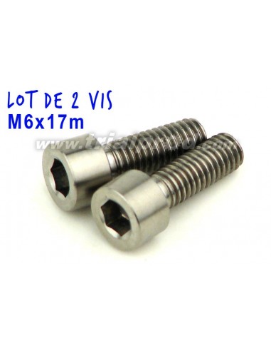 Ti Bolts for disk brake caliper M6x17 (2 pc.)