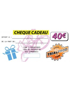 Chèque cadeau Trialprod 40€