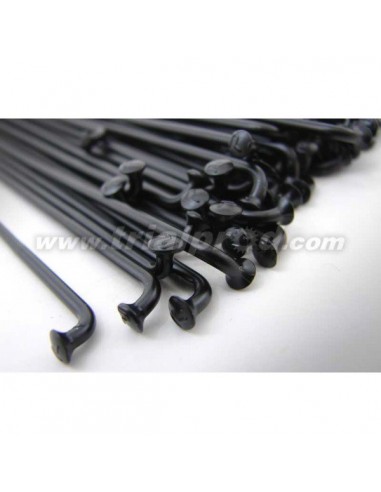 Spokes double butted (32 pcs) black