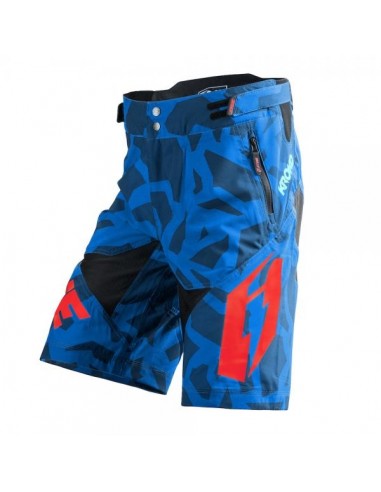 Short Jitsie B3 Kroko bleu / rouge