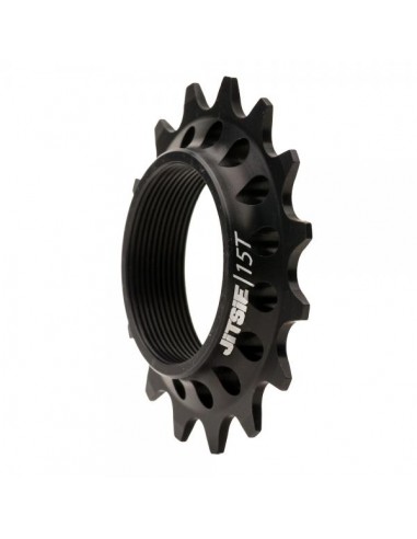 Pignon alu CNC Jitsie décentré 15 dents