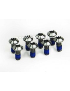Set of 8 aluminum bolts for Hashtagg single cage pedals