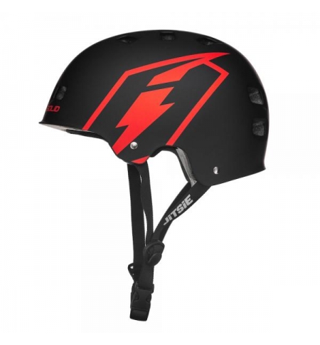 Casque Jitsie C3 Solid Noir-Rouge